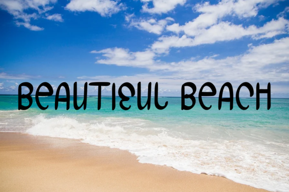 Sunny Summer Font Poster 2