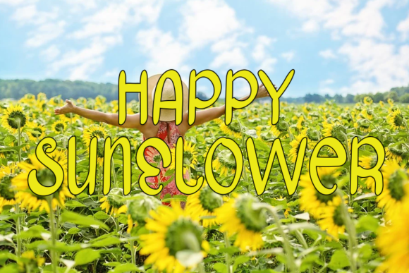 Sunny Summer Font Poster 3
