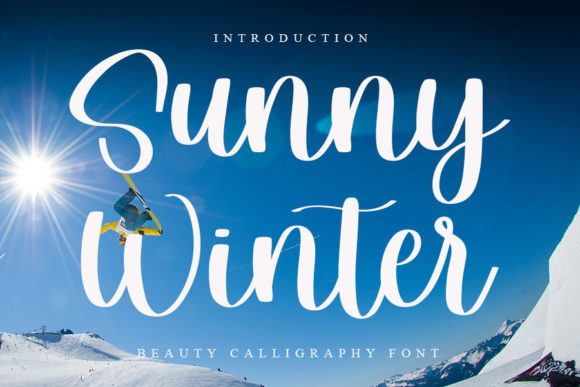 Sunny Winter Font Poster 1