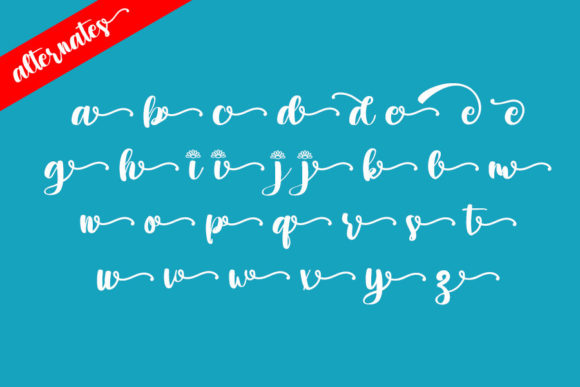 Sunrise Wedding Font Poster 5