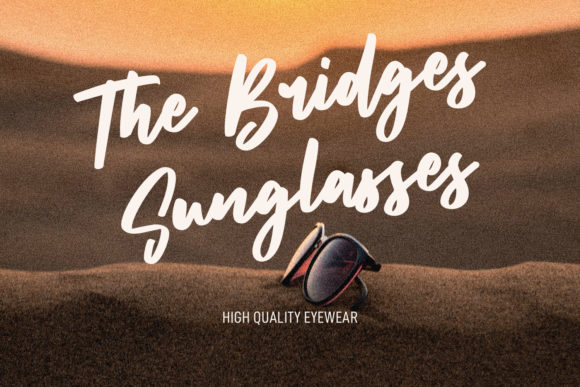 Sunsetstill Font Poster 3