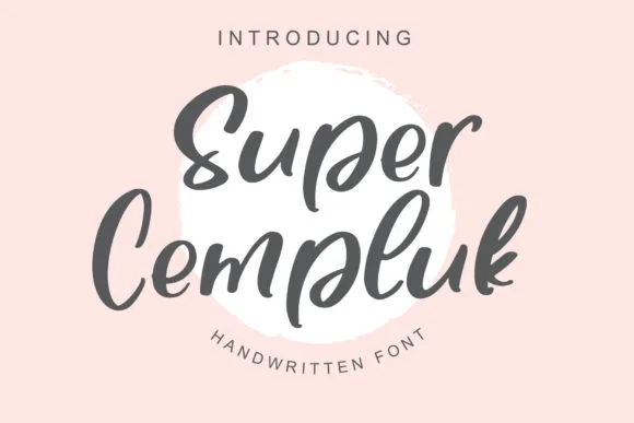 Super Cempluk Font Super Cempluk Font Poster 1