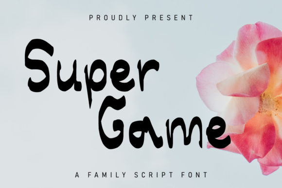 Super Game Font Poster 1