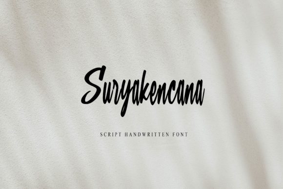 Suryakencana Font Poster 1