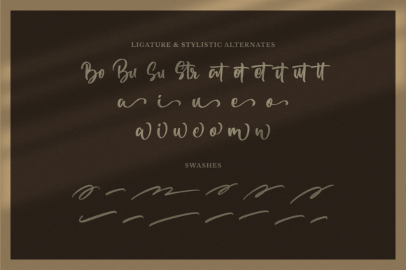 Sutten Batavia Font Poster 11