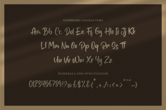 Sutten Batavia Font Poster 9