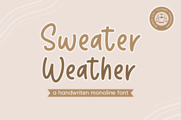 Sweater Weather Font Poster 1