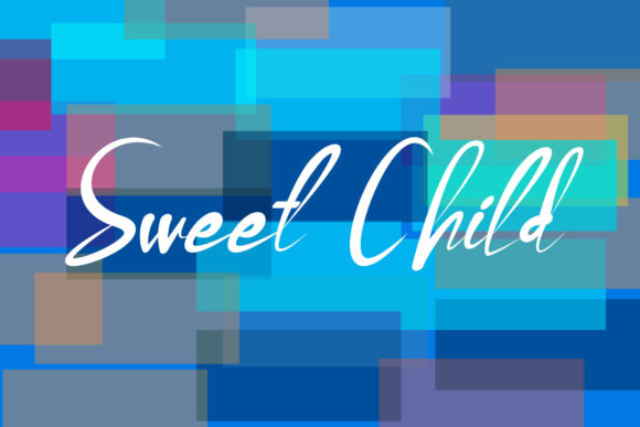 Sweet Child Font Poster 1