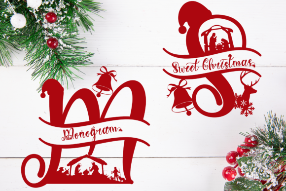 Sweet Christmas Monogram Font