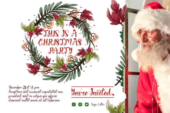 Sweet Christmas Monogram Font Poster 2