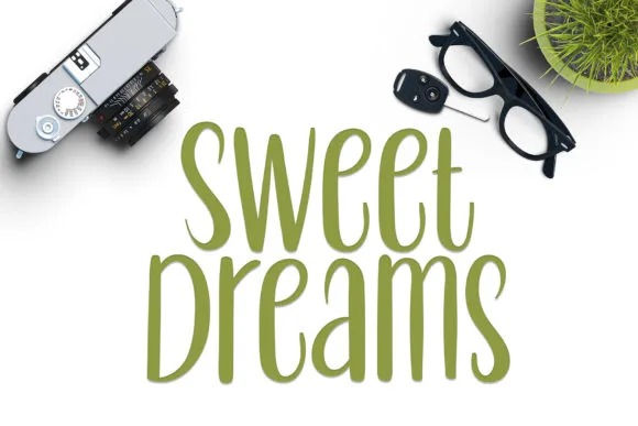 Sweet Dreams Font Sweet Dreams Font Poster 1