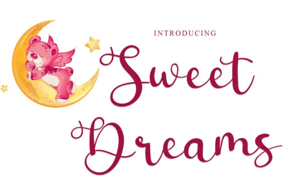 Sweet Dreams Font Sweet Dreams Font Poster 1