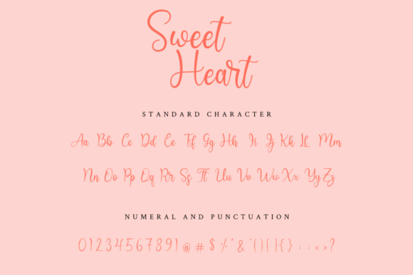 Sweet Heart Font Poster 5