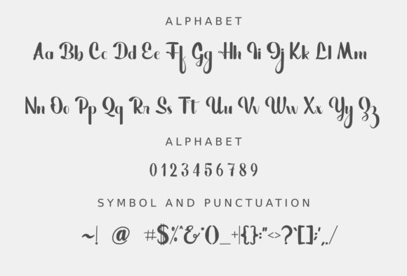 Sweet Home Font Poster 5