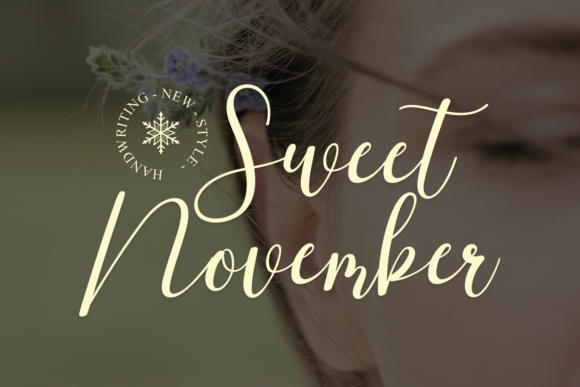 Sweet November Font Poster 1