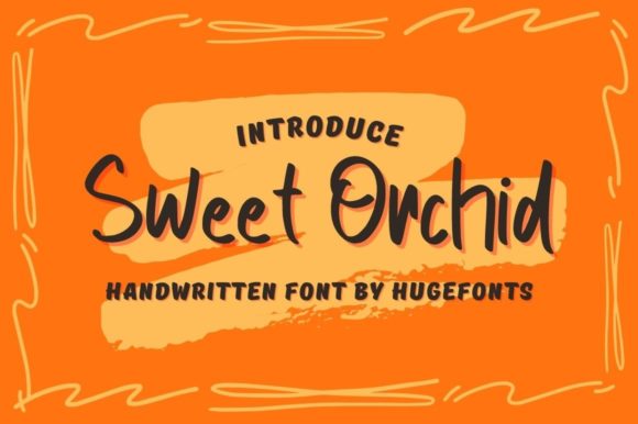 Sweet Orchid Font Poster 1