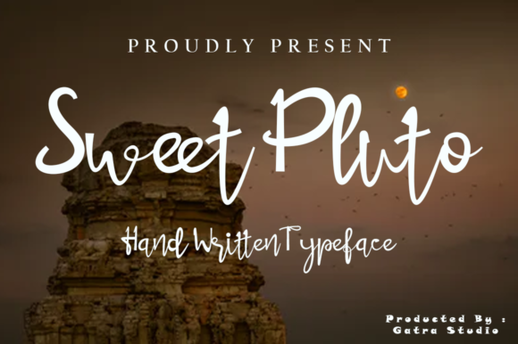 Sweet Pluto Font Poster 1