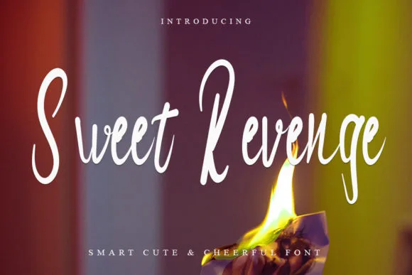 Sweet Revenge Font Sweet Revenge Font Poster 1