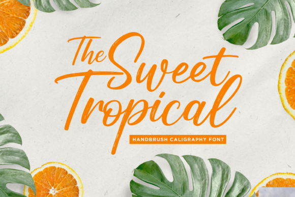 Sweet Tropical Font Poster 1