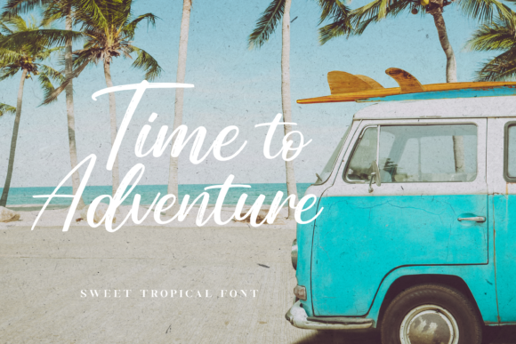Sweet Tropical Font Poster 3