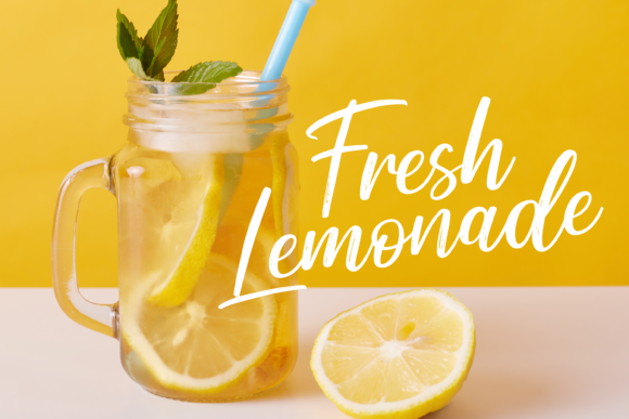 Sweet Tropical Font Poster 5
