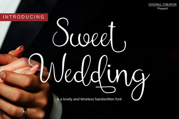 Sweet Wedding Font Poster 1