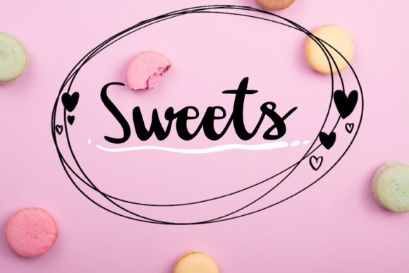 Sweets Font Poster 1