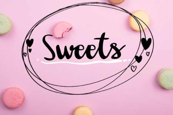 Sweets Font Poster 1