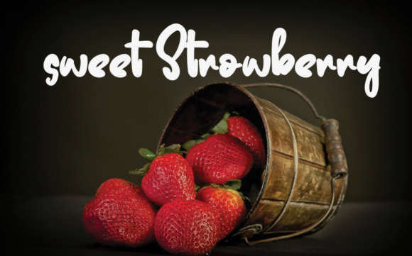 Sweety Milky Font Poster 2