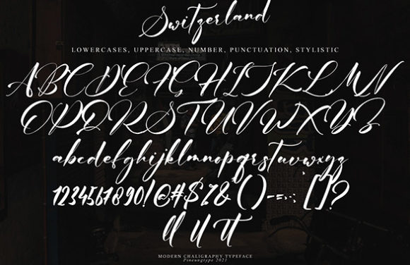 Switzerland Font Poster 9