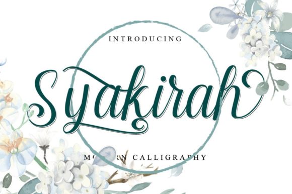 Syakirah Font Poster 1