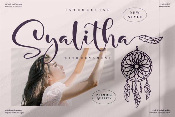 Syalitha Font Poster 1