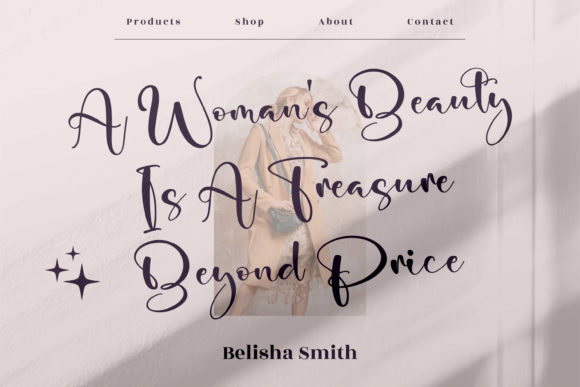 Syalitha Font Poster 7