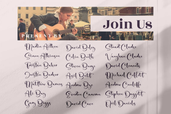Syalitha Font Poster 9