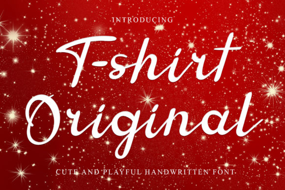 T-shirt Original Font