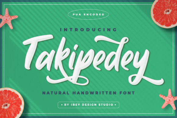 Takipedey Script Font
