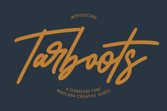 Tarboots Font Poster 1