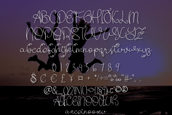 Teacher Jump Font Poster 2
