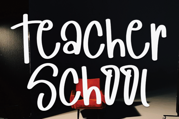 Teacher School Font