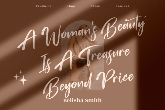 Tedy Brush Font Poster 7