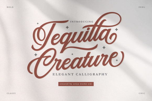 Tequilla Creature Font Poster 1