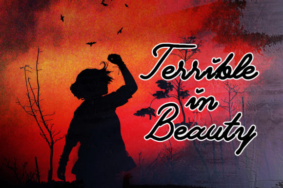 Terrible Beauty Font Poster 1
