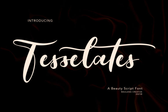Tesselates Font Poster 1