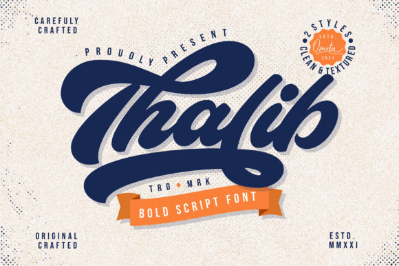 Thalib Font Poster 1