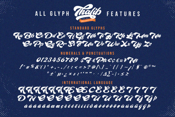 Thalib Font Poster 10