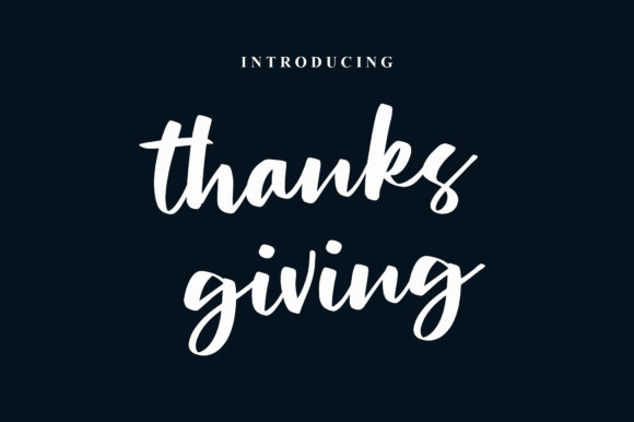 Thanks Giving Font