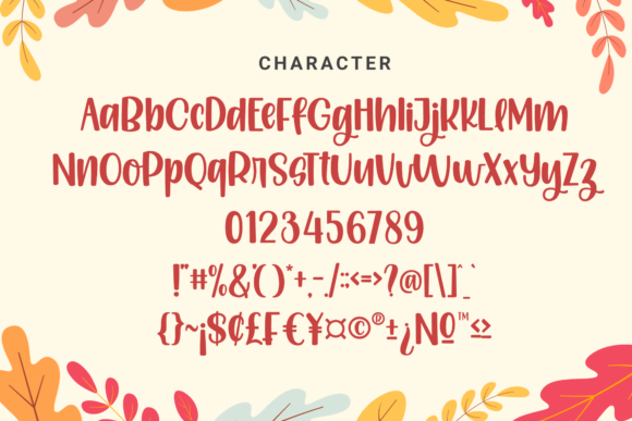 Thanks November Font Poster 2