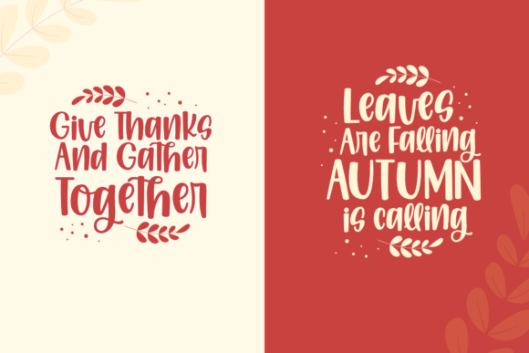 Thanks November Font Poster 4