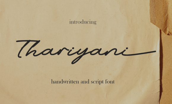 Thariyani Font Poster 1