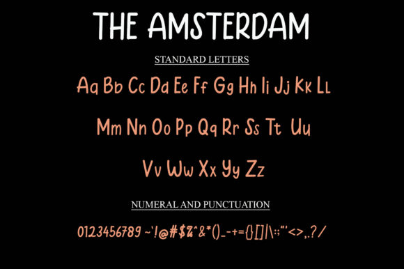 The Amsterdam Font Poster 6